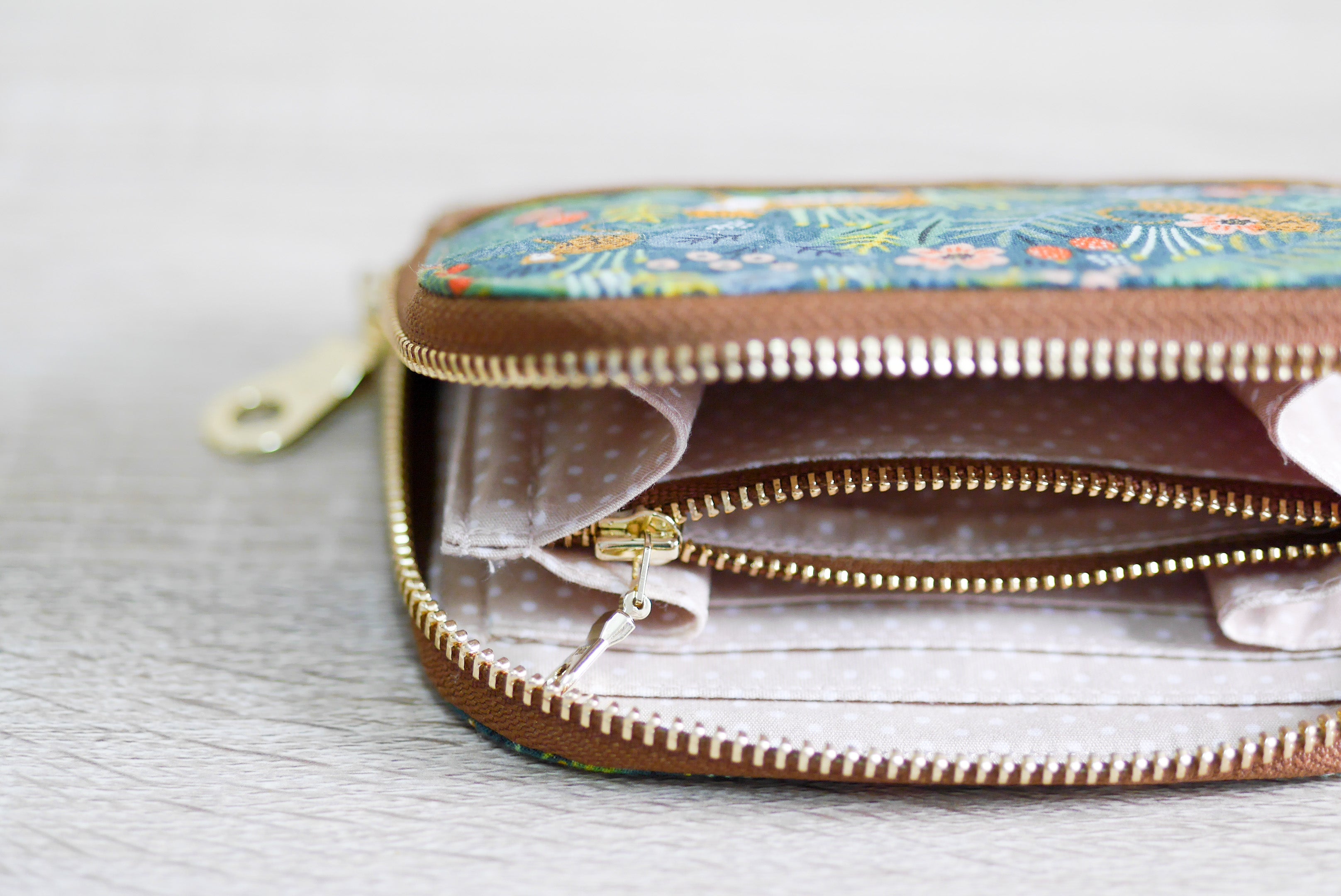 Mia Small Zip Around Wallet Pattern