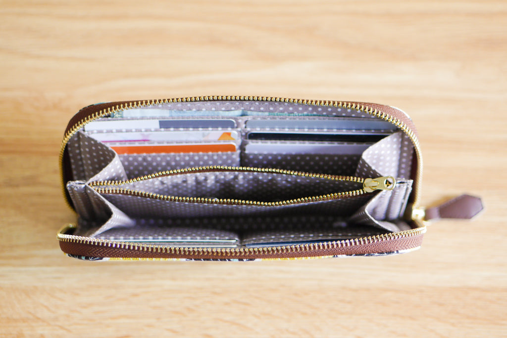 Mia Zip Around Wallet Pattern