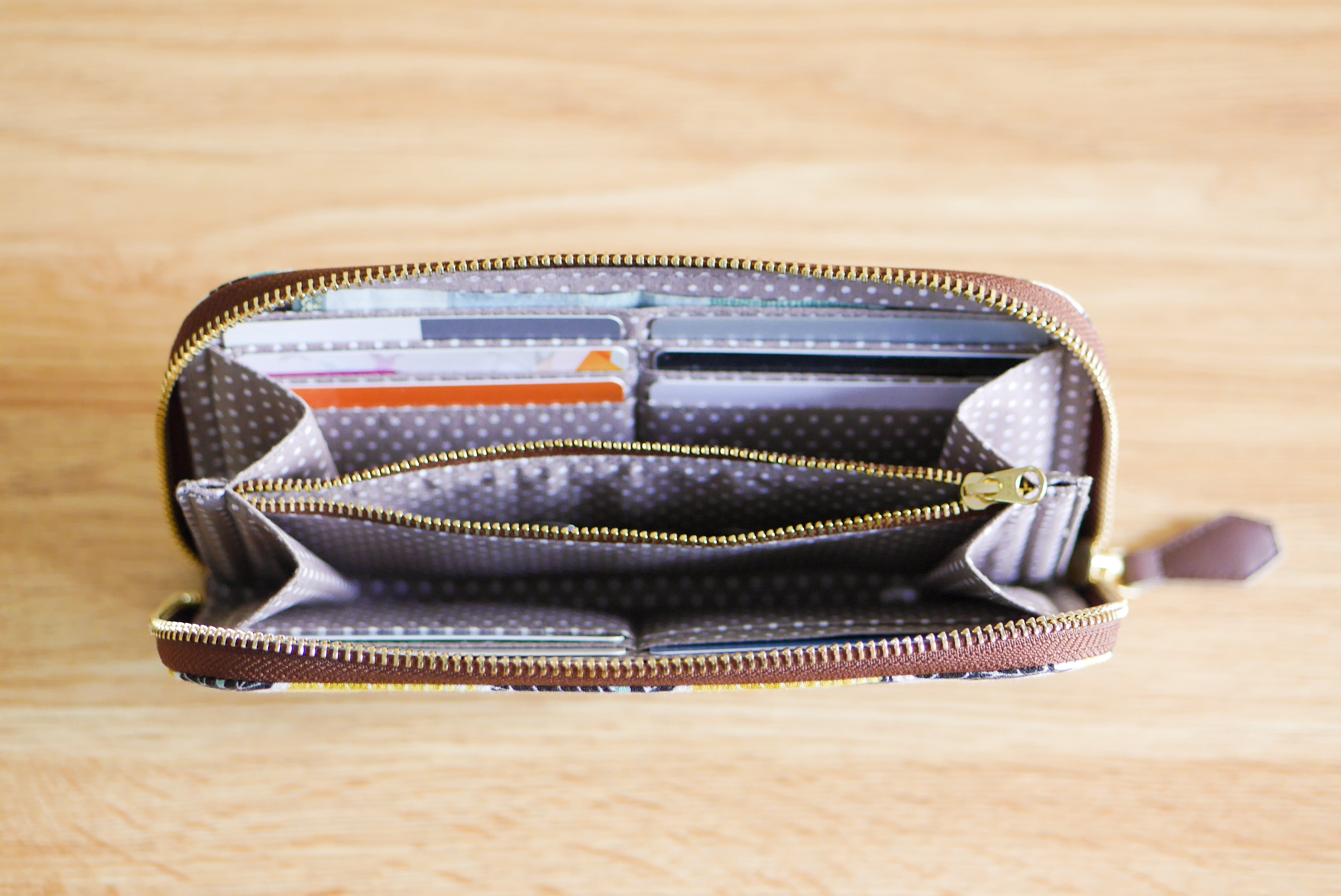 Mia Zip Around Wallet Pattern