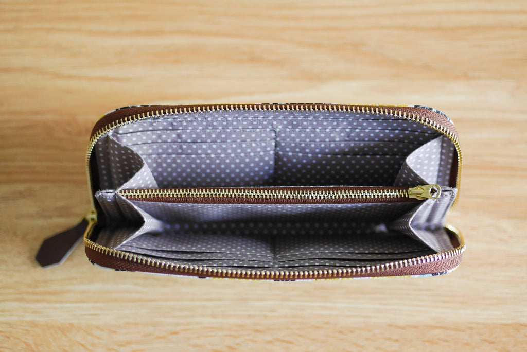 Mia Zip Around Wallet Pattern