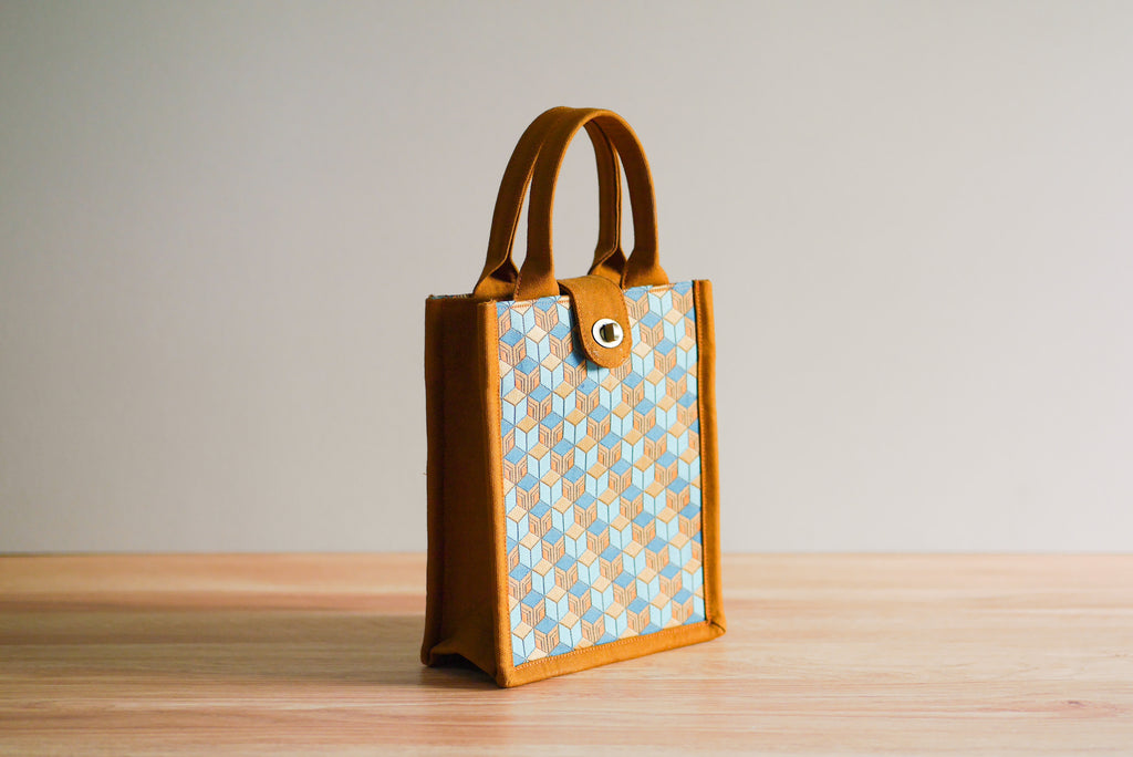 Jean Mini Vertical Tote Pattern